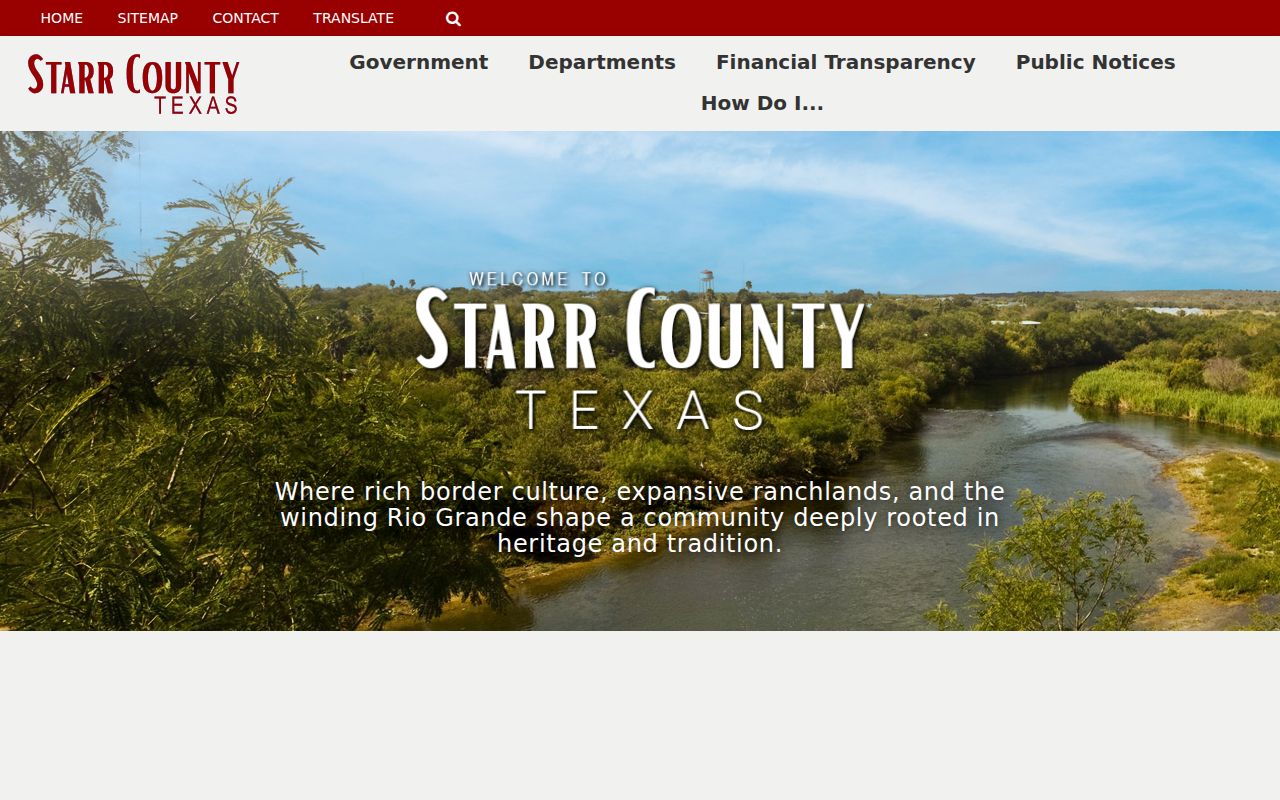 Starr County criminal records official county portal